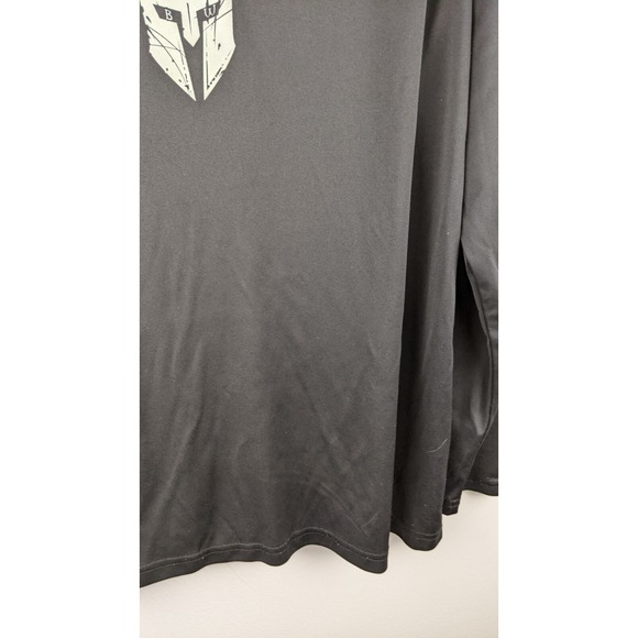 BAW Athletic Bold Warrior‎ Shirt Men's Black Workout Gym Tee full sleeves Size-M - Picture 7 of 16